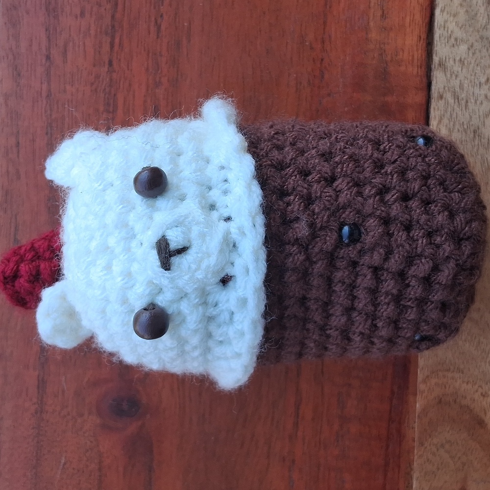 Handmade Crochet Boba Bear Plush